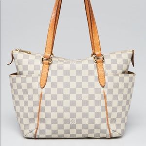 Louis Vuitton Tote Bag Totally MM Damier Azur
